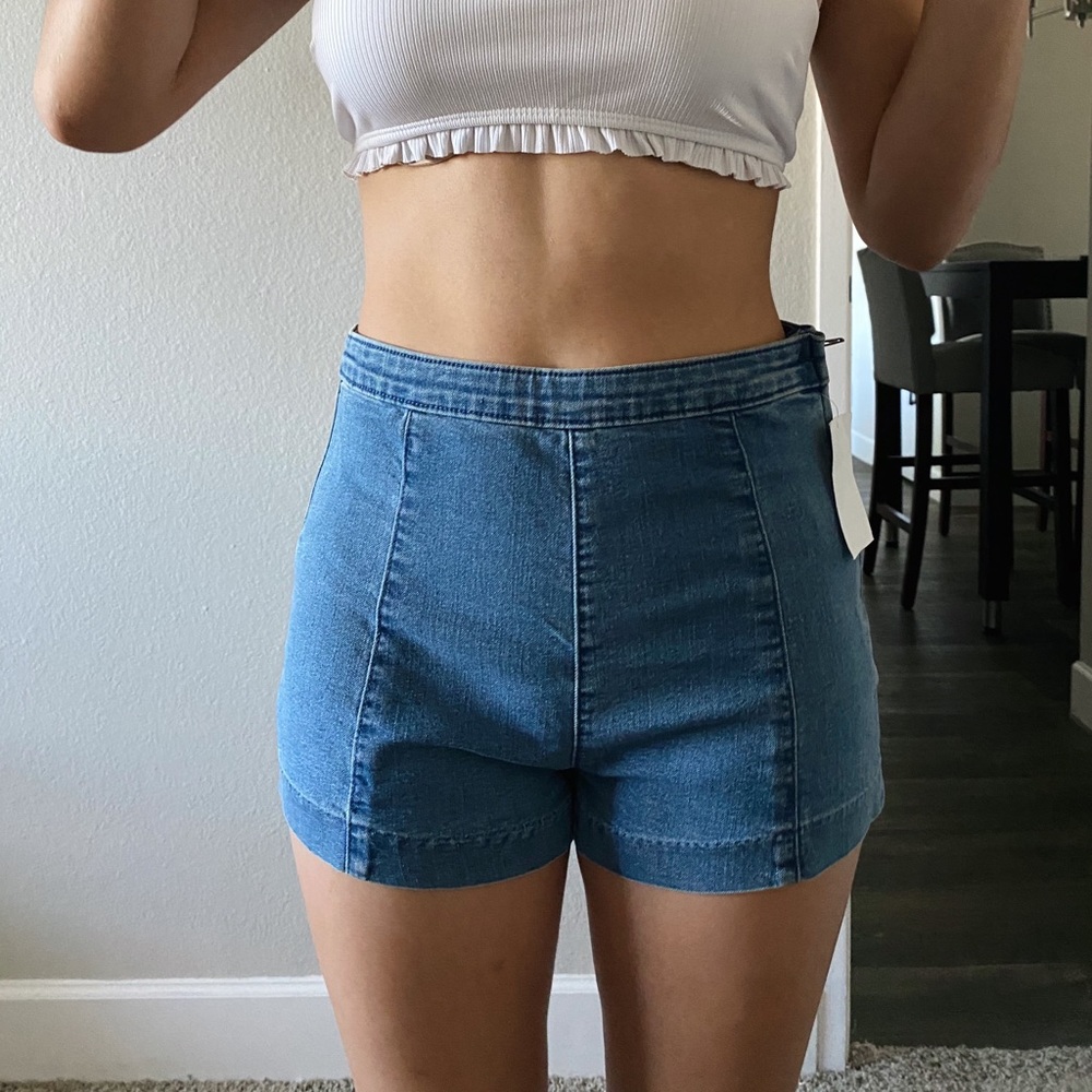 High waisted shorts